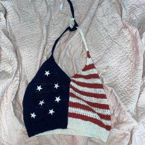 American Eagle Outfitters cropped halter top